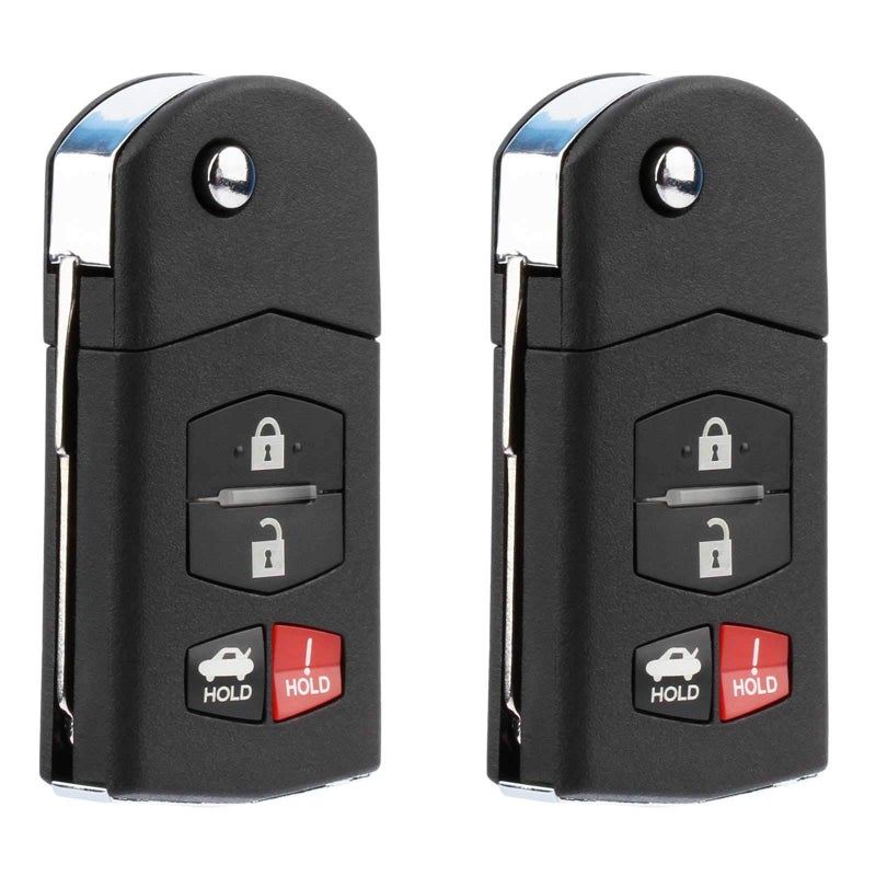 USARemote Key Fob fits Mazda MX-5 Miata/Mazda 3 / Mazda 6 Flip Keyless Entry Remote (BGBX1T478SKE125-01), Set of 2 - Image 1